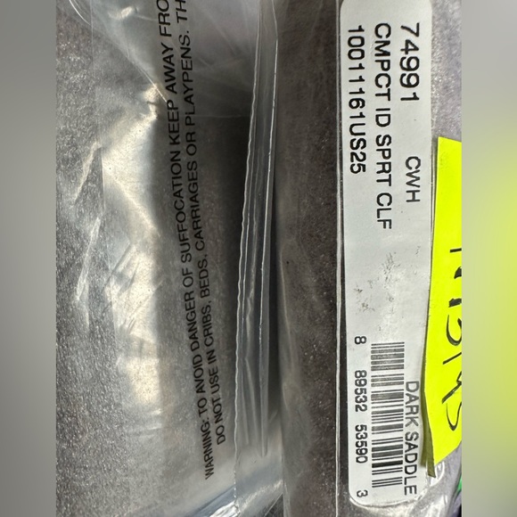 Coach F74991 Tri-Fold Leather Wallet - Dark Saddle New - Picture 3 of 3